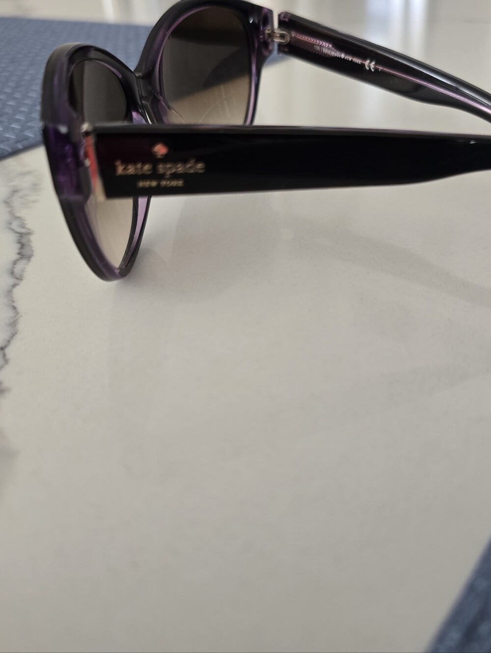 KATE SPADE Dark Purplw Women's Sunglasses with Gradient Lenses - Picture 5 of 7